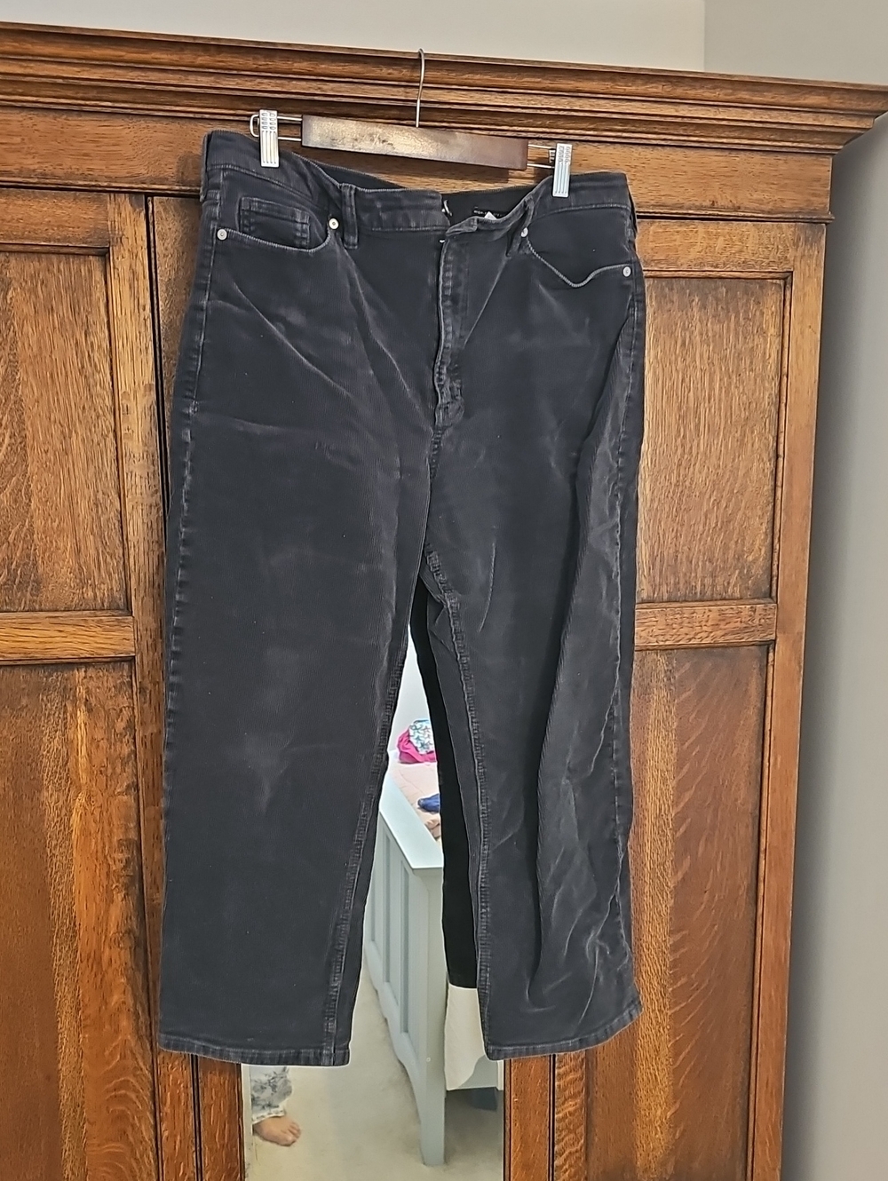 Banana Republic Black Straight-Leg Jeans